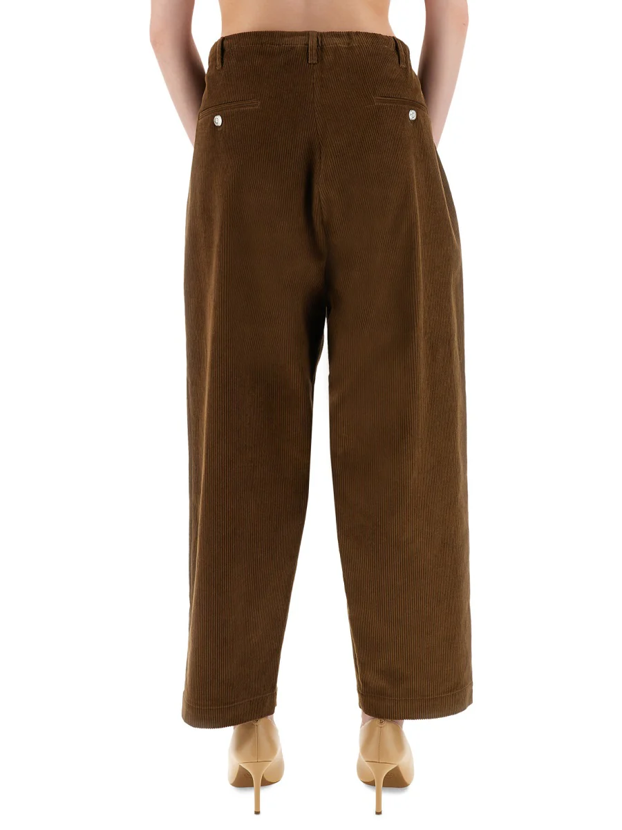 MOSCHINO JEANS Drawstring Corduroy Trousers