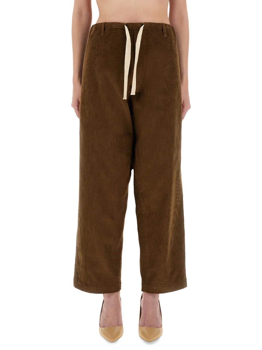MOSCHINO JEANS Drawstring Corduroy Trousers - Image 2