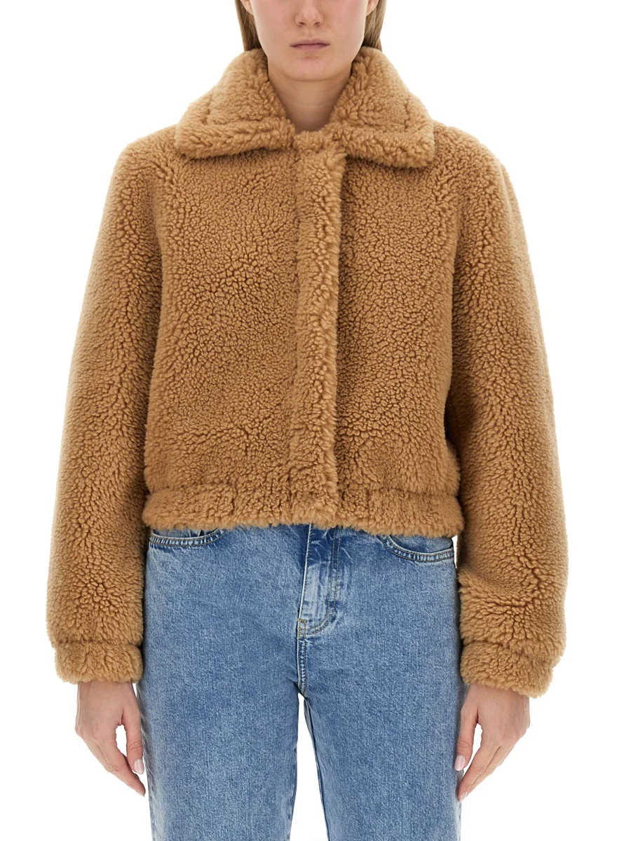 MOSCHINO JEANS Furry Effect Jacket