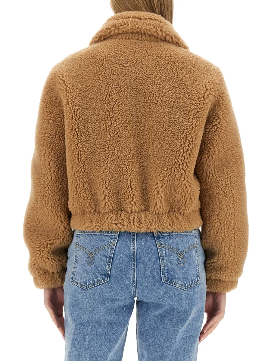 MOSCHINO JEANS Furry Effect Jacket - Image 3