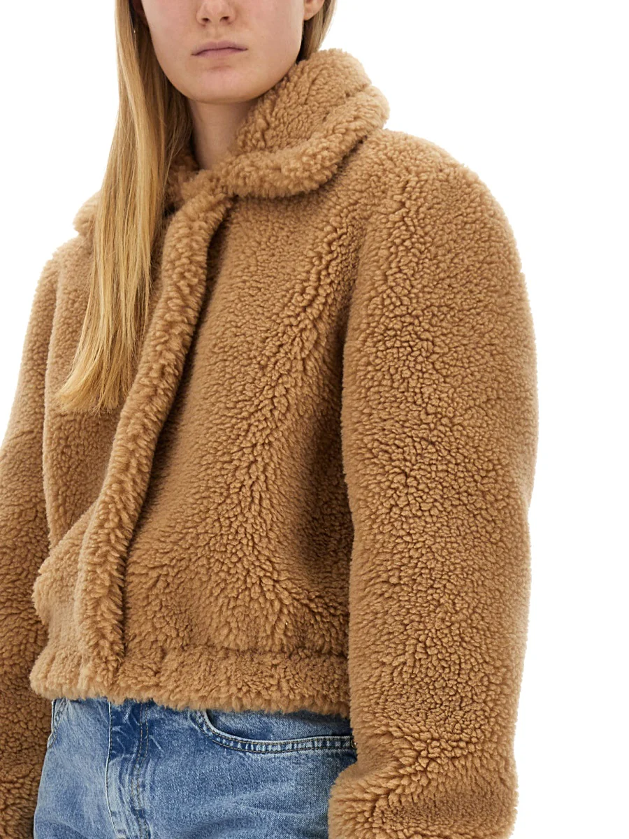 MOSCHINO JEANS Furry Effect Jacket - Image 4