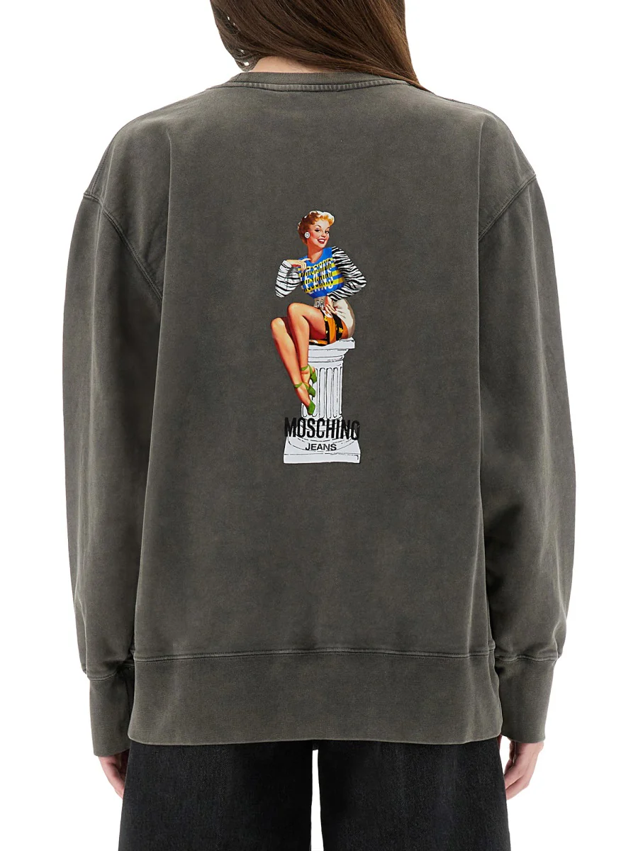 MOSCHINO JEANS Graphic Print Knitwear - Image 3