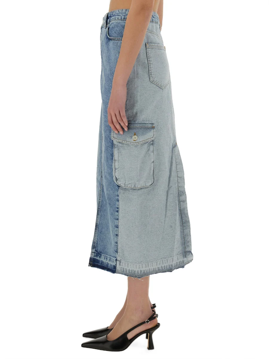 Moschino Jeans Long Denim Skirt - Image 4