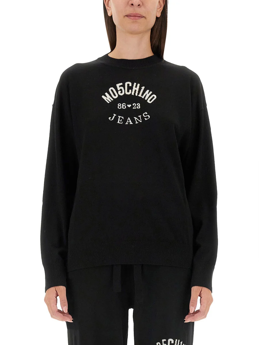 MOSCHINO JEANS Oversized T-Shirt with Logo