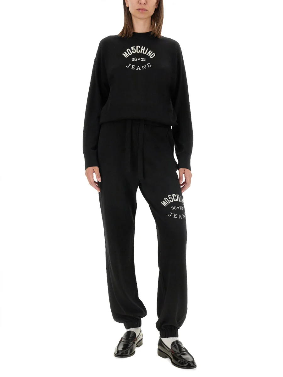 MOSCHINO JEANS Oversized T-Shirt with Logo - Image 2