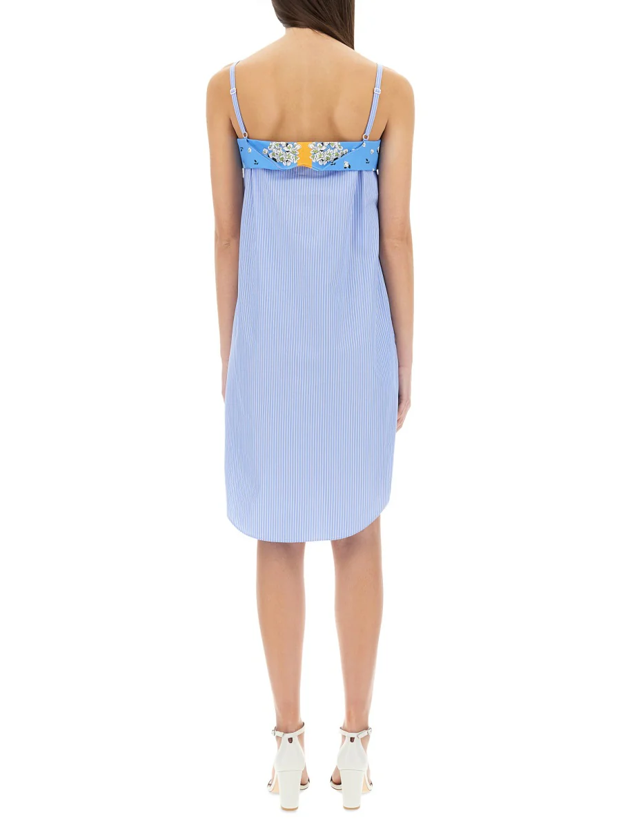 Moschino Jeans Painted Cotton Dress - Size 38 - Image 3