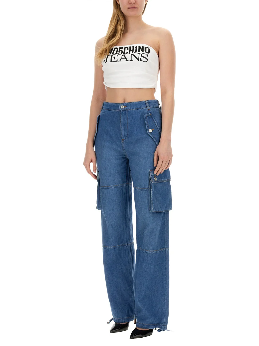 Moschino Jeans Regular Fit Cargo Pants - Image 2