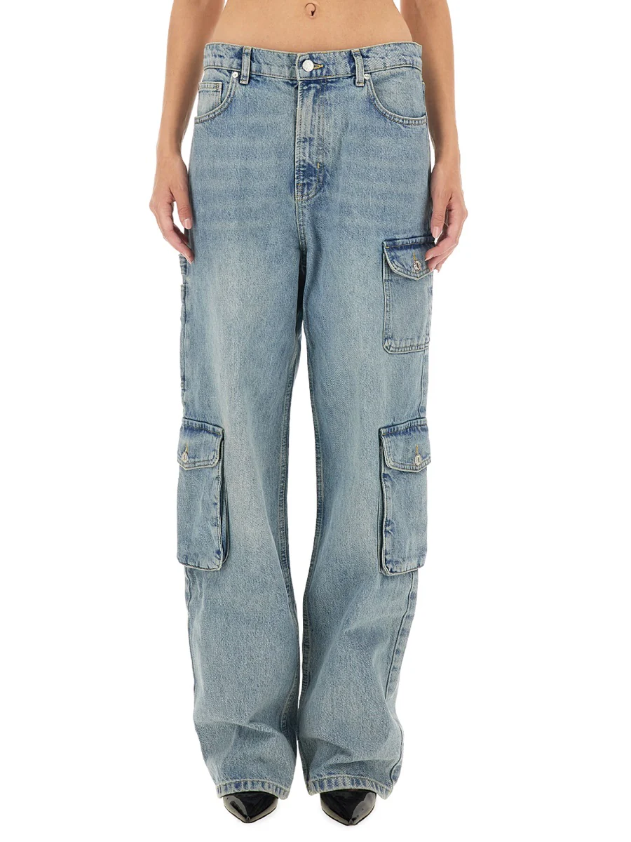 Moschino Jeans Stylish Cargo Pants for Women - FW24 Collection