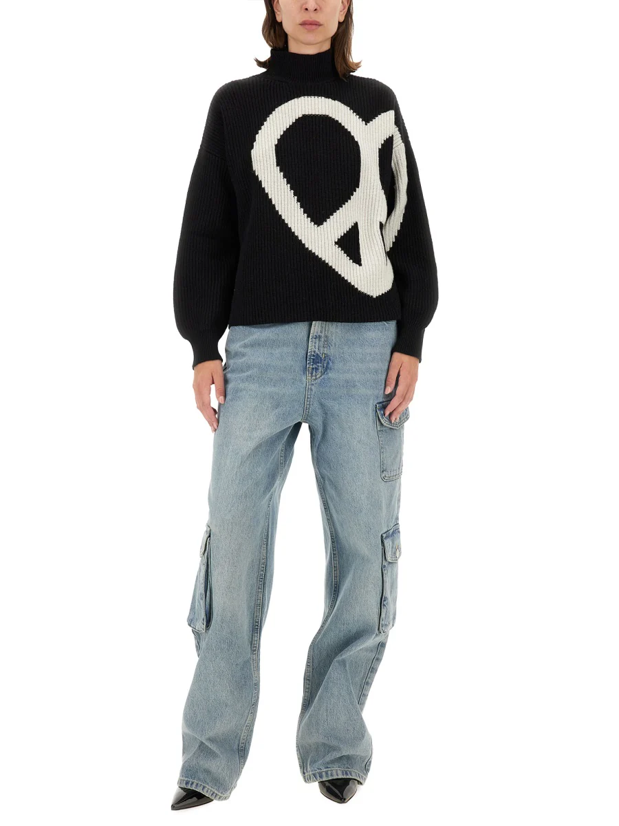 Moschino Jeans Stylish Cargo Pants for Women - FW24 Collection - Image 2