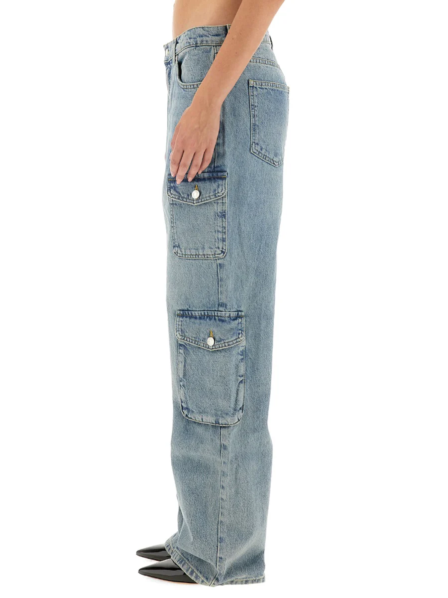 Moschino Jeans Stylish Cargo Pants for Women - FW24 Collection - Image 3