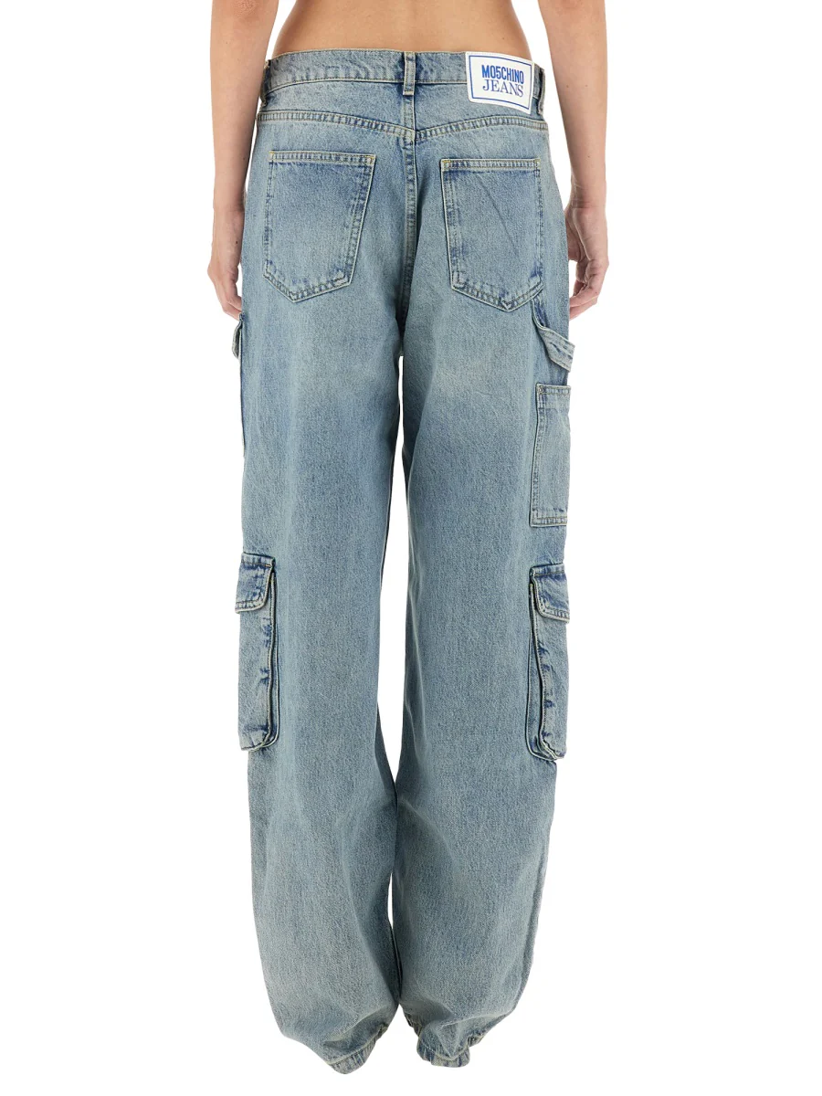 Moschino Jeans Stylish Cargo Pants for Women - FW24 Collection - Image 4