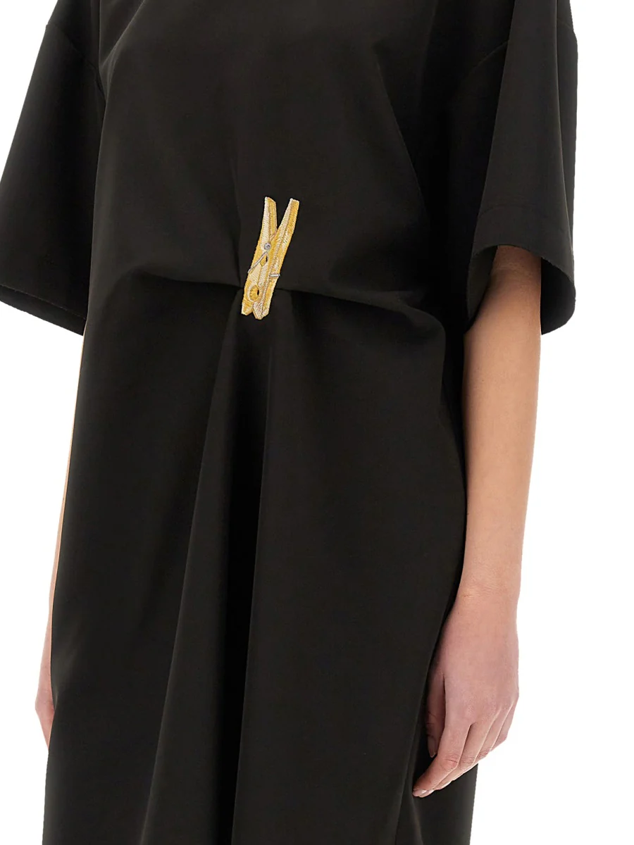 MOSCHINO JEANS Urban Dress with Embroidery - Image 4