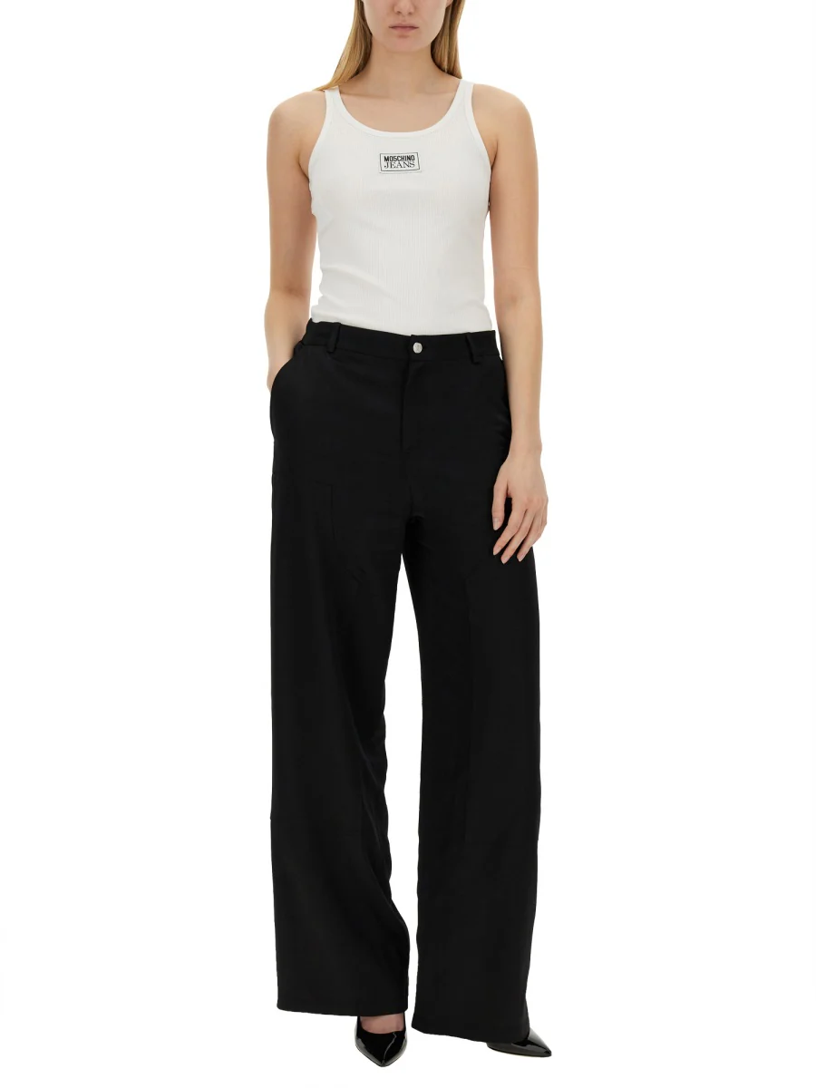 Moschino Jeans Wide Leg Pants - Image 2