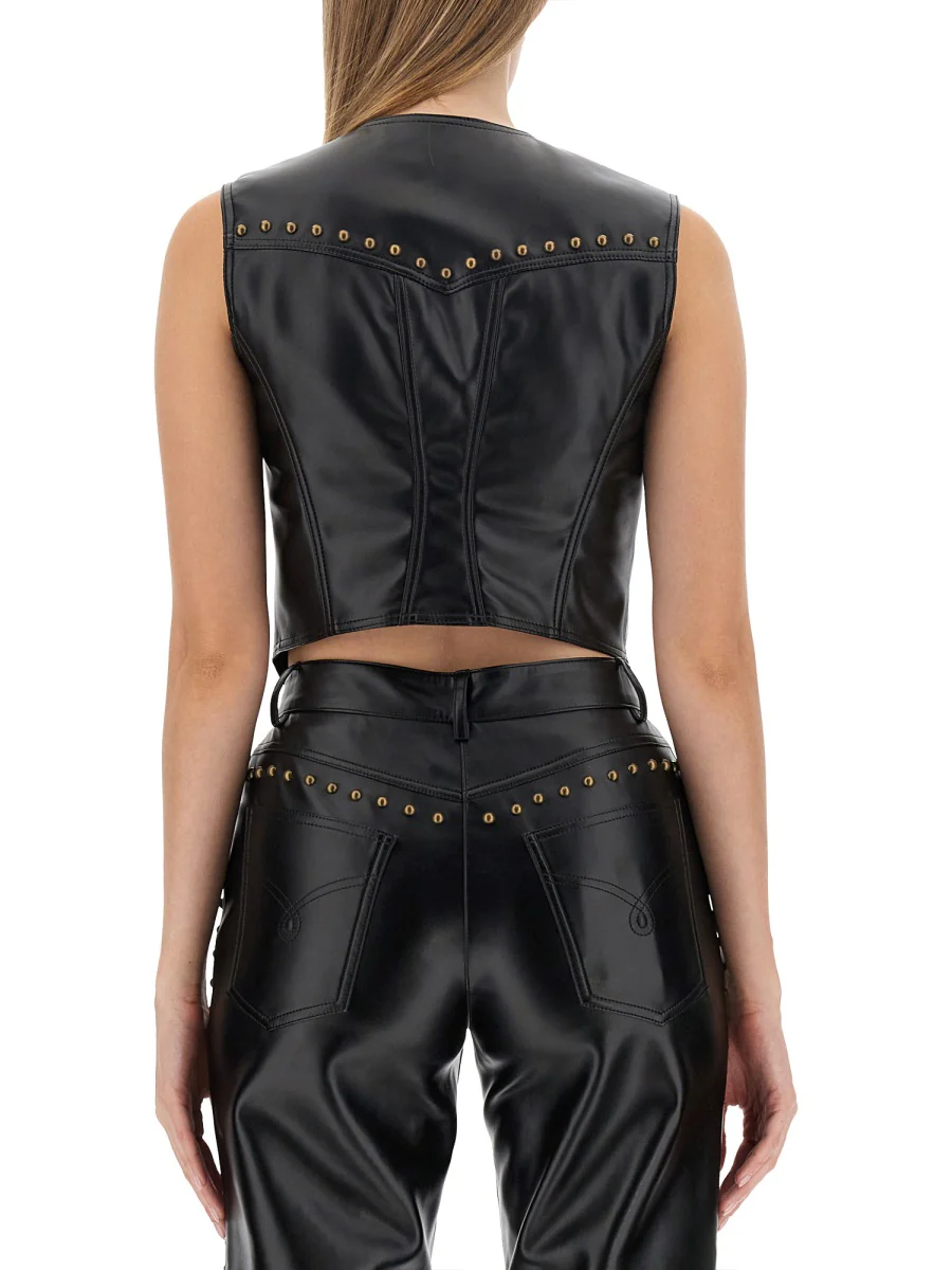 MOSCHINO JEANS Women's Mini Vest with Buttons - Image 3