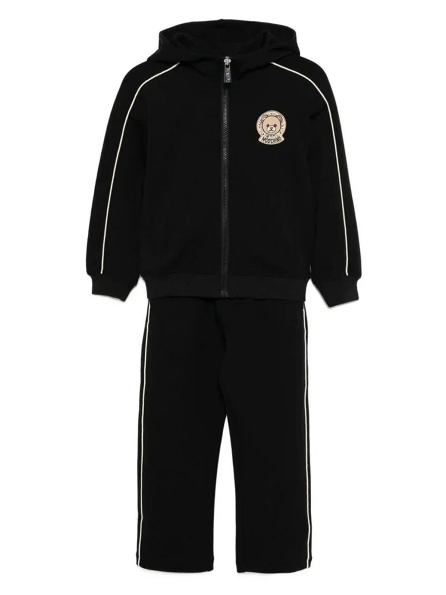 MOSCHINO Kids Logo-appliquéd Stripe Tracksuit Set - Image 3