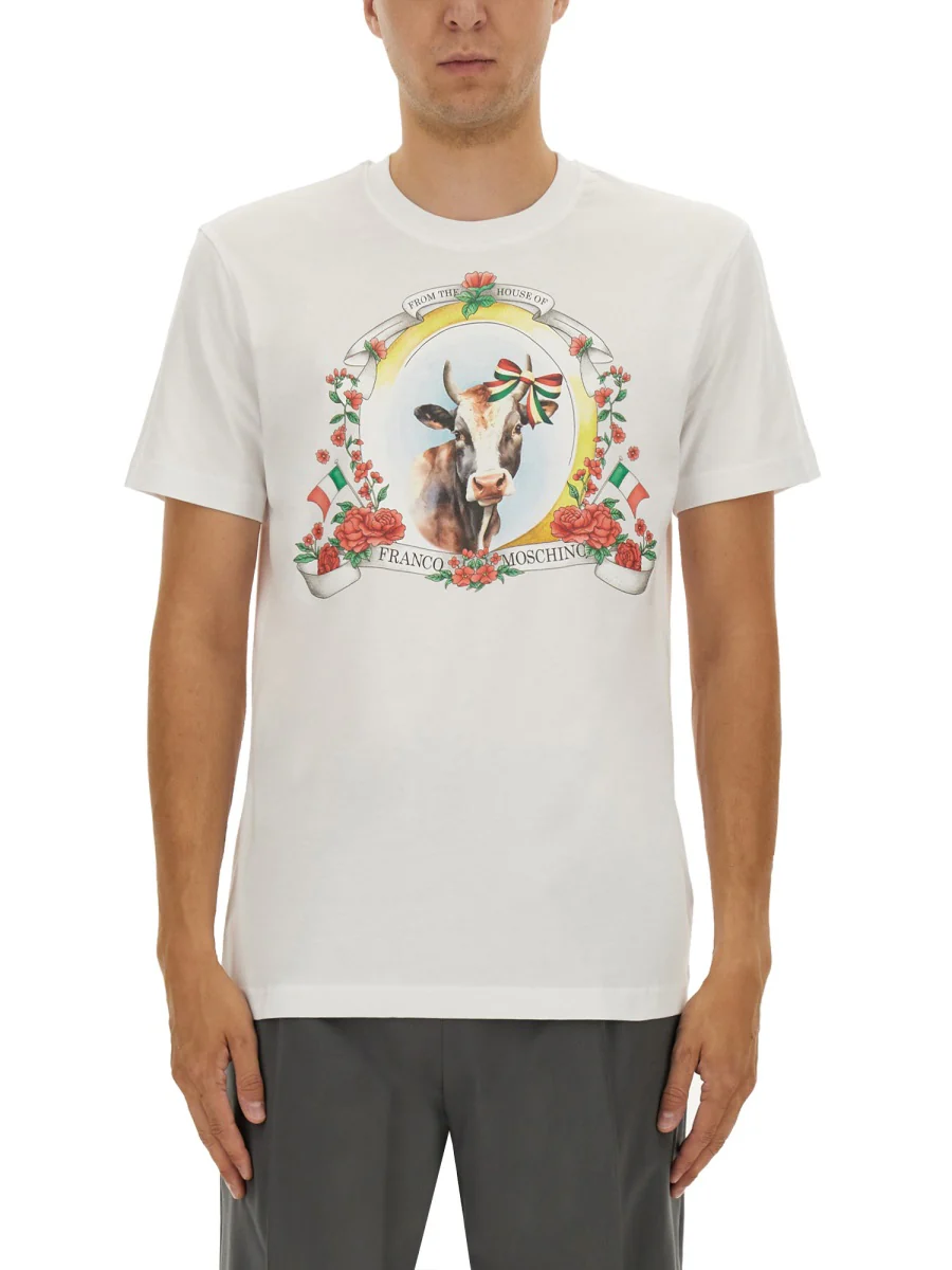 MOSCHINO Label T-shirt