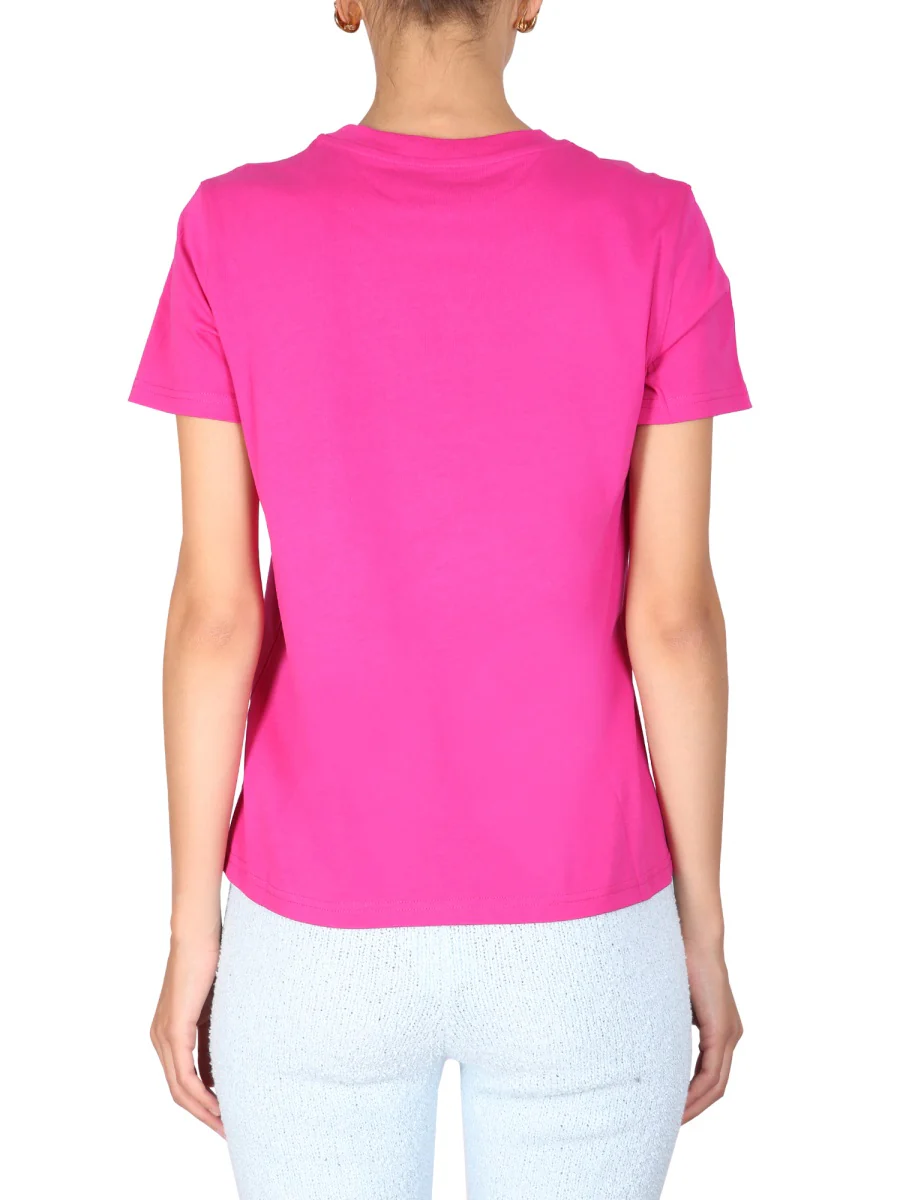 MOSCHINO Ladies Fantasy Print Embroidered Teddy Logo T-Shirt, Size Medium - Image 3