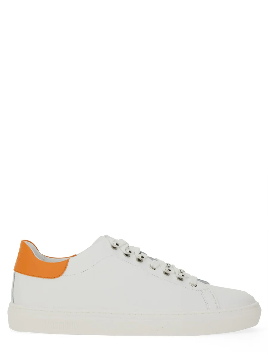 MOSCHINO Leather Sneakers - Image 7