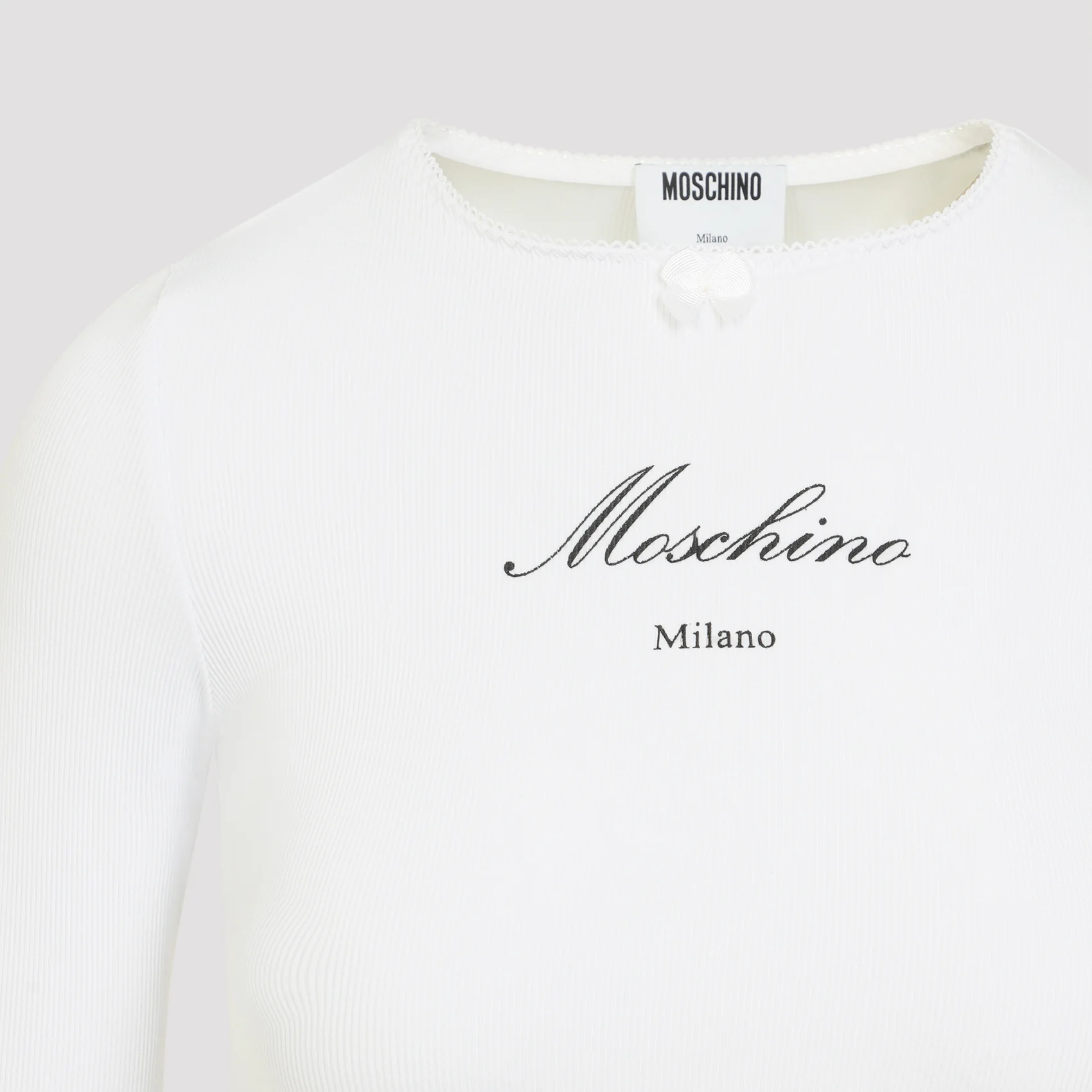 Moschino LS Cotton T-shirt - Image 5