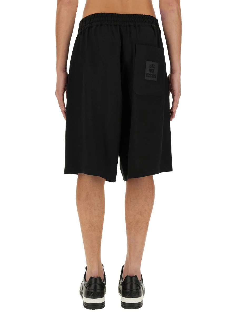 MOSCHINO Men Bermuda with Logo - Image 3