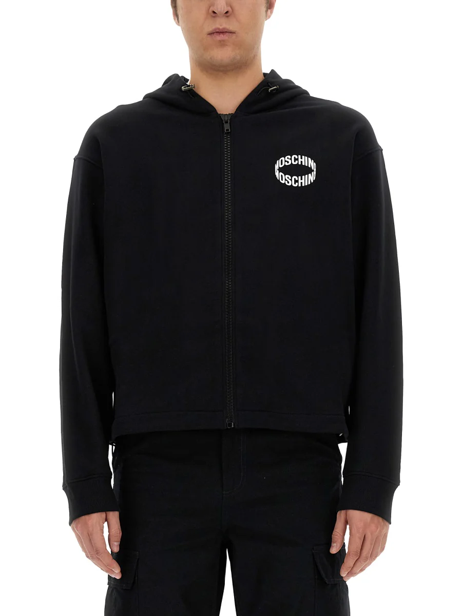 MOSCHINO Printed Organic Cotton Sweatshirt