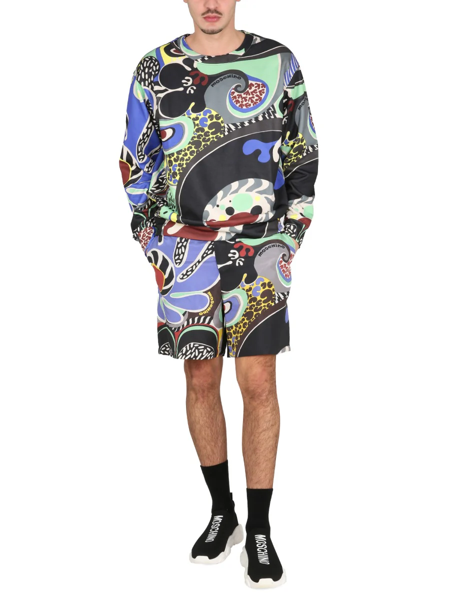 MOSCHINO Psychedelic Print Sweatshirt - Image 2