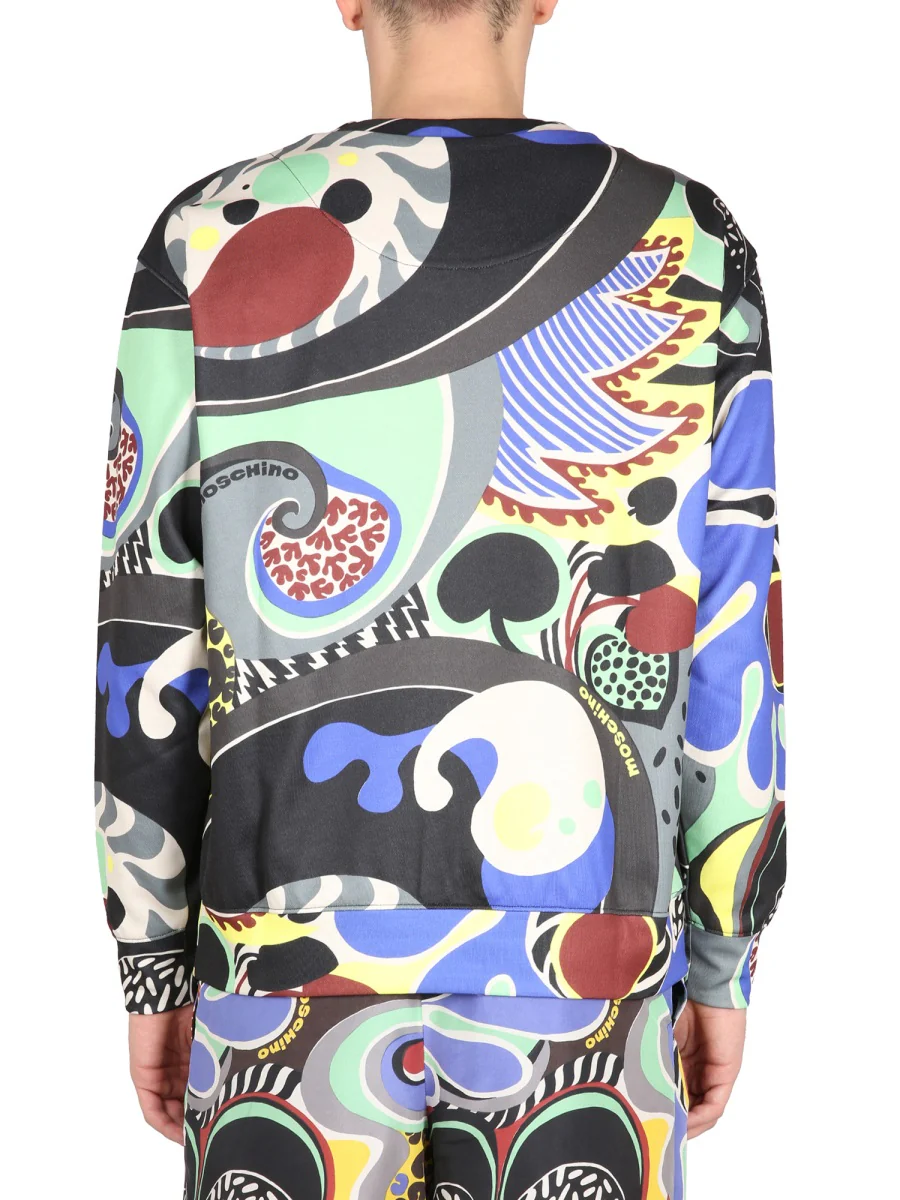 MOSCHINO Psychedelic Print Sweatshirt - Image 3