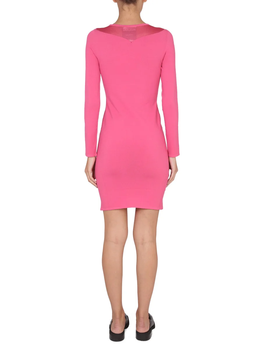 Moschino Slim Fit Viscose Knit Dress - Image 3