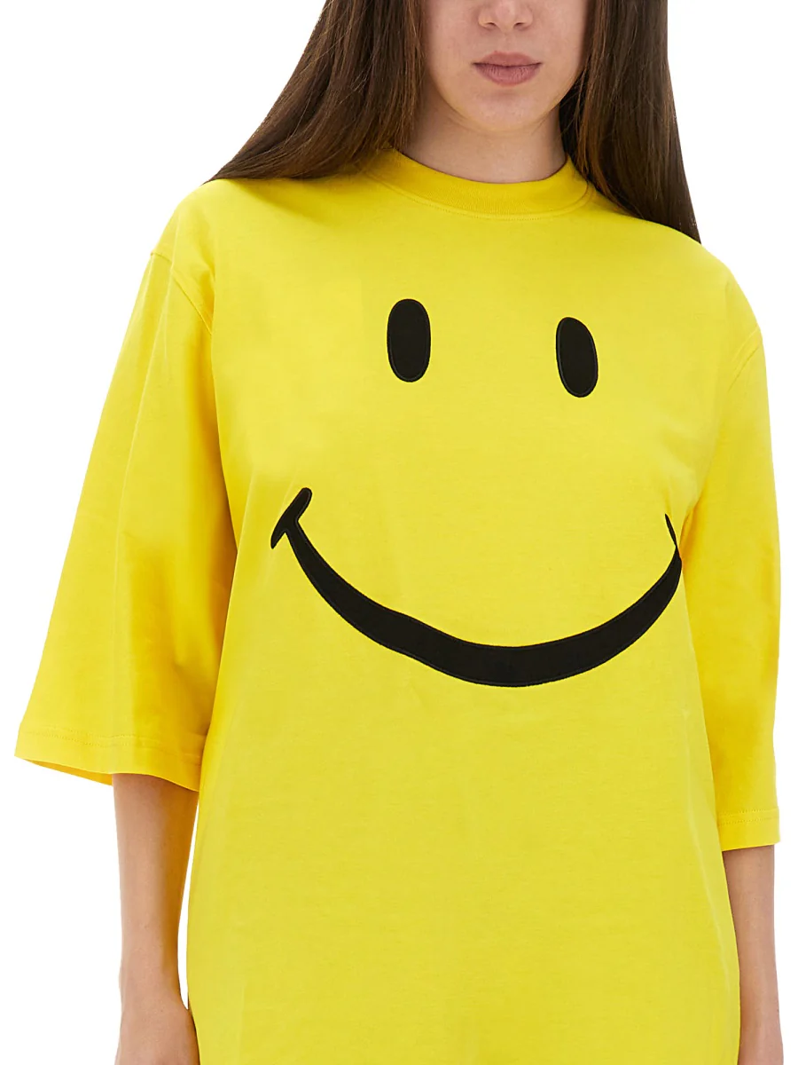 Moschino Smile Graphic T-Shirt - Regular Fit, - Image 6