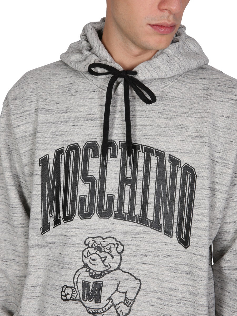 MOSCHINO Sweatshirt with Logo Print - Image 4