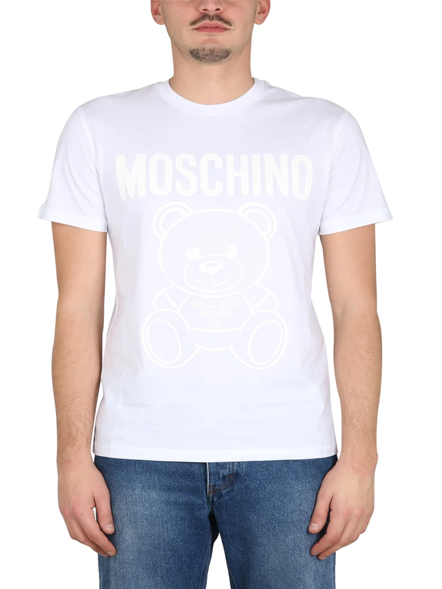 MOSCHINO Teddy Bear Organic Cotton Jersey T-shirt