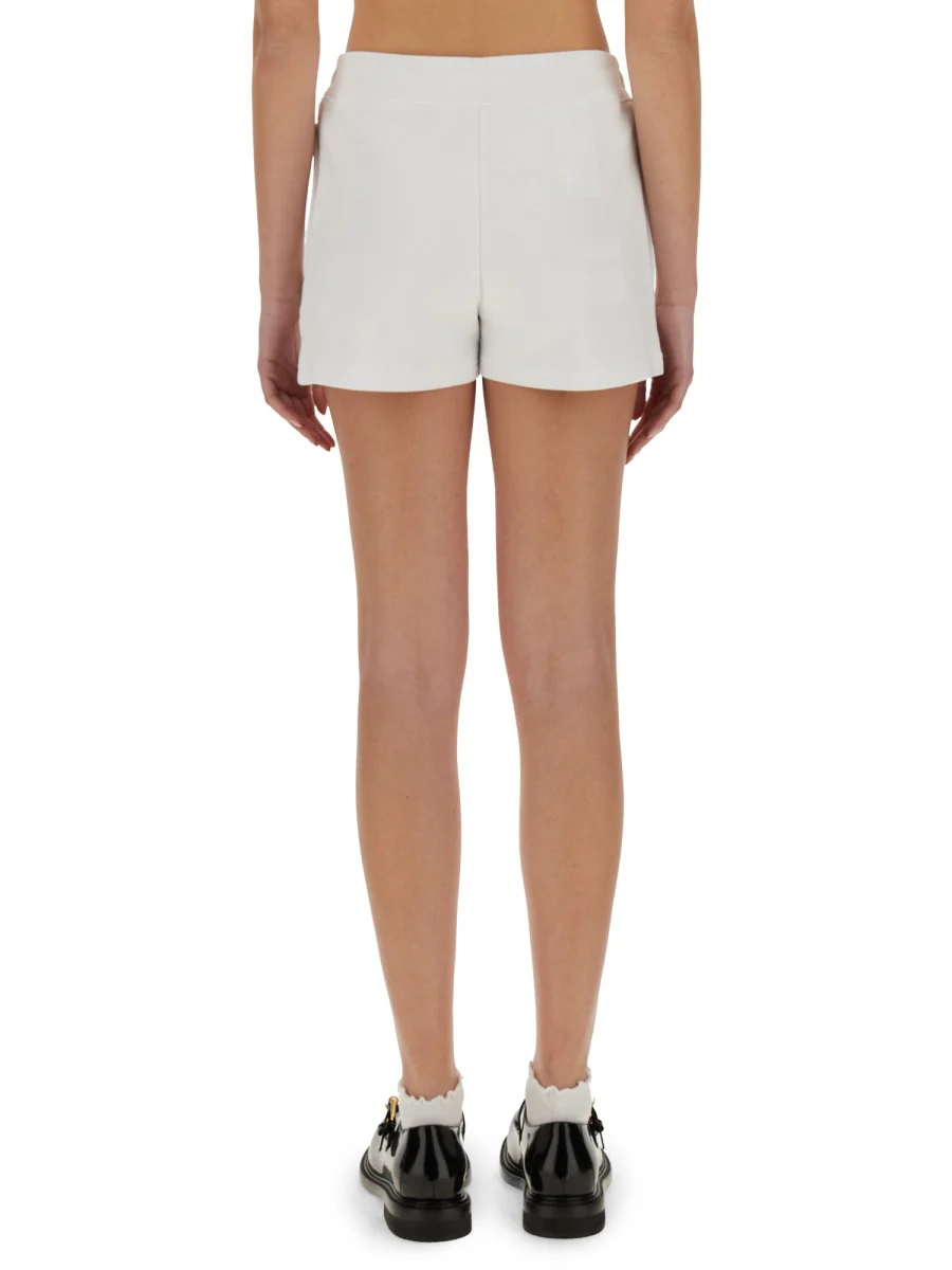 MOSCHINO Teddy Bear-print Mini Shorts - Image 3