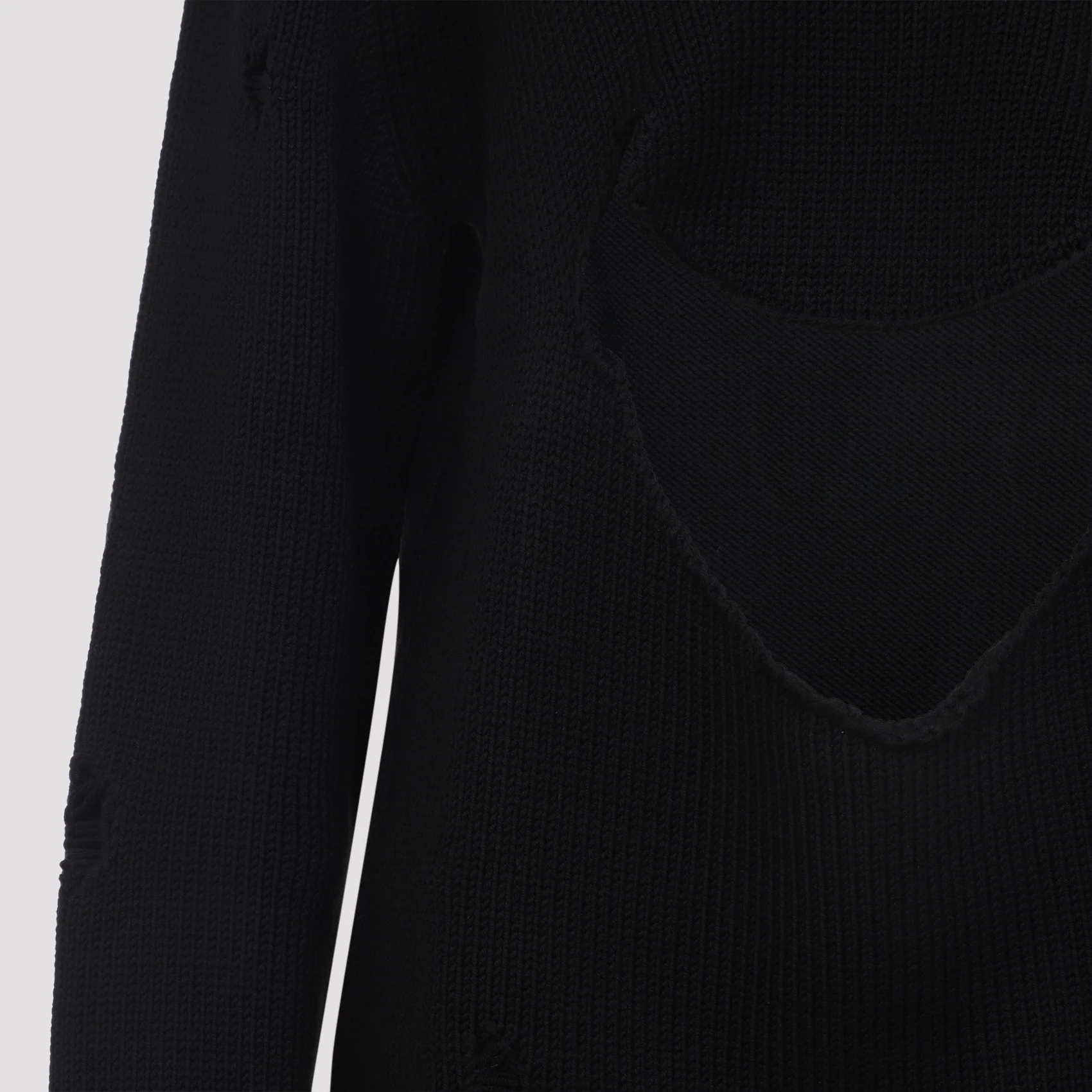 Moschino Virgin Wool Smile Cropped Sweater - Image 5
