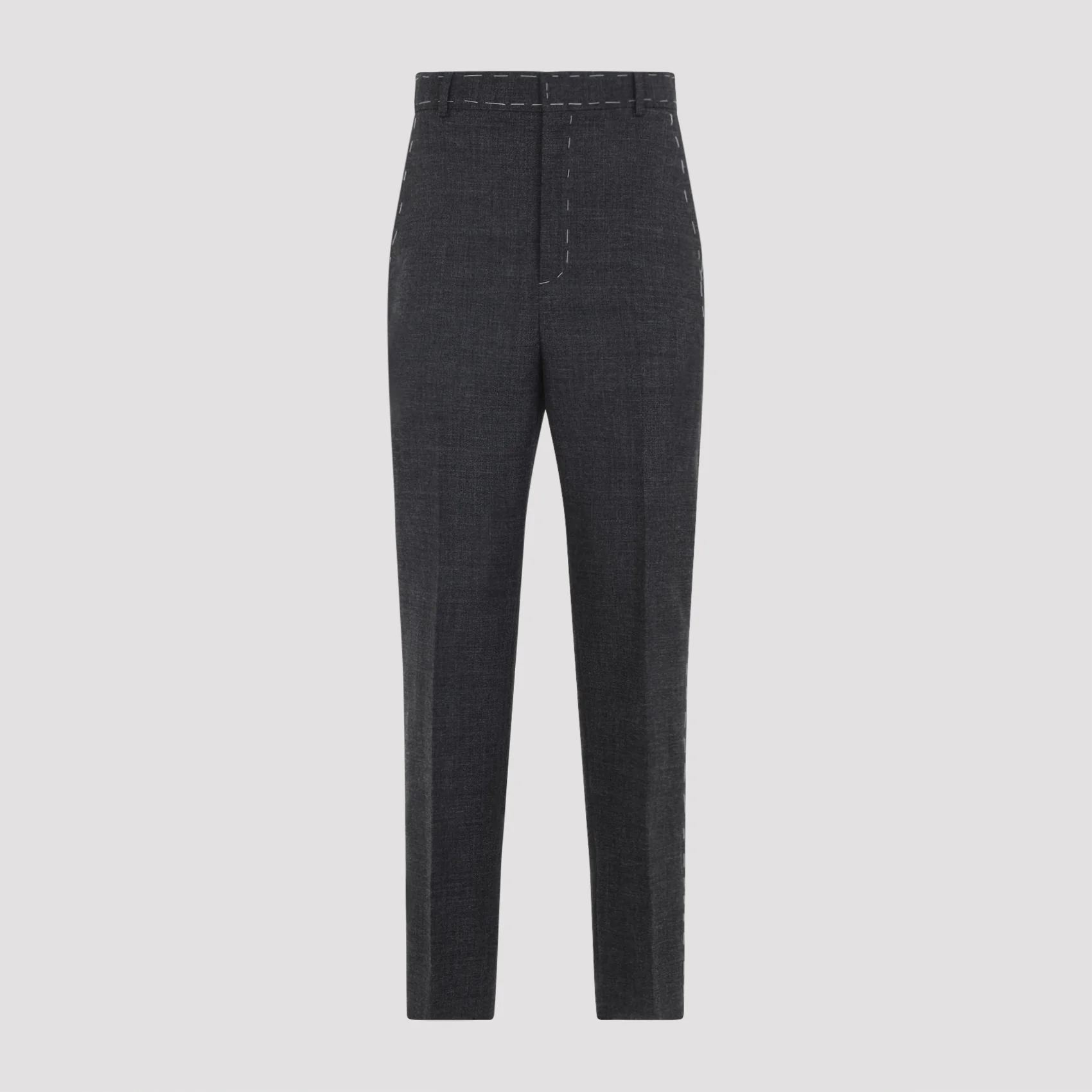 Moschino Wool Pants for Women - FW25 Collection - Image 3