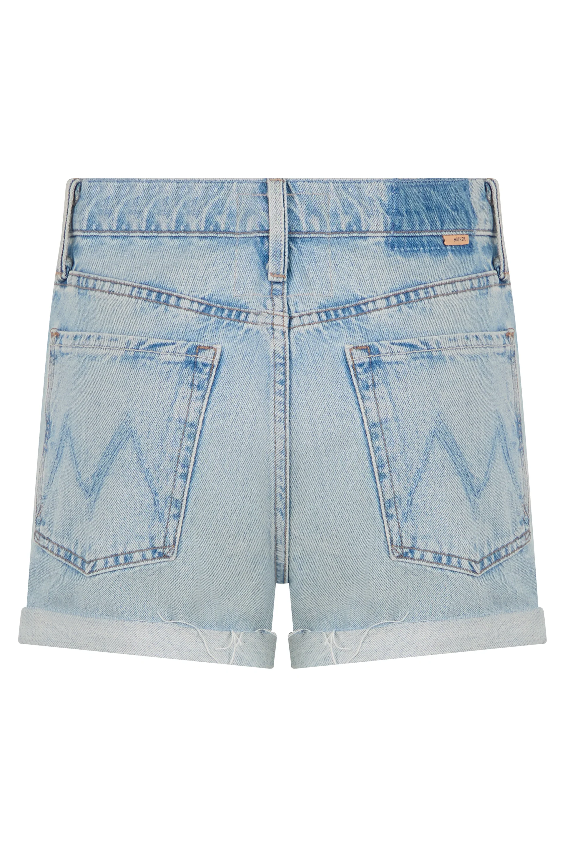 Mother Summer Mini Denim Shorts - Image 2
