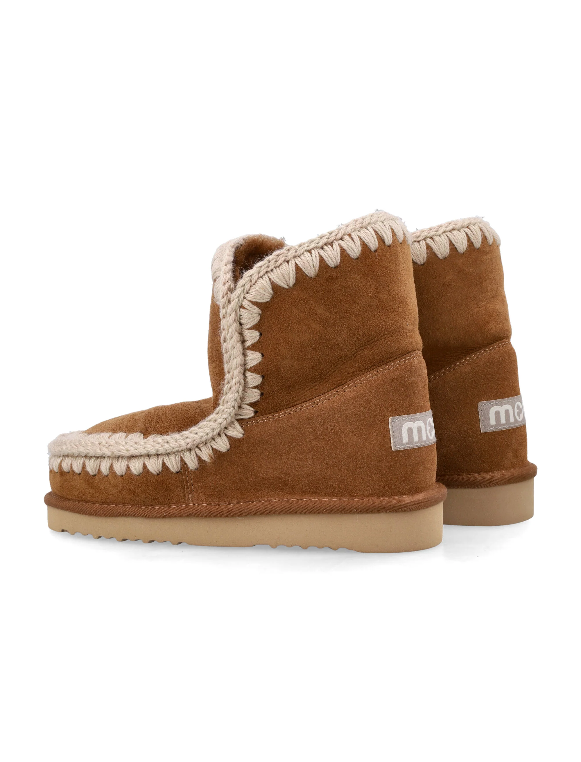 Mou Iconic 18 cm Sheepskin Boots with Hand-Crocheted Stitching - Image 3