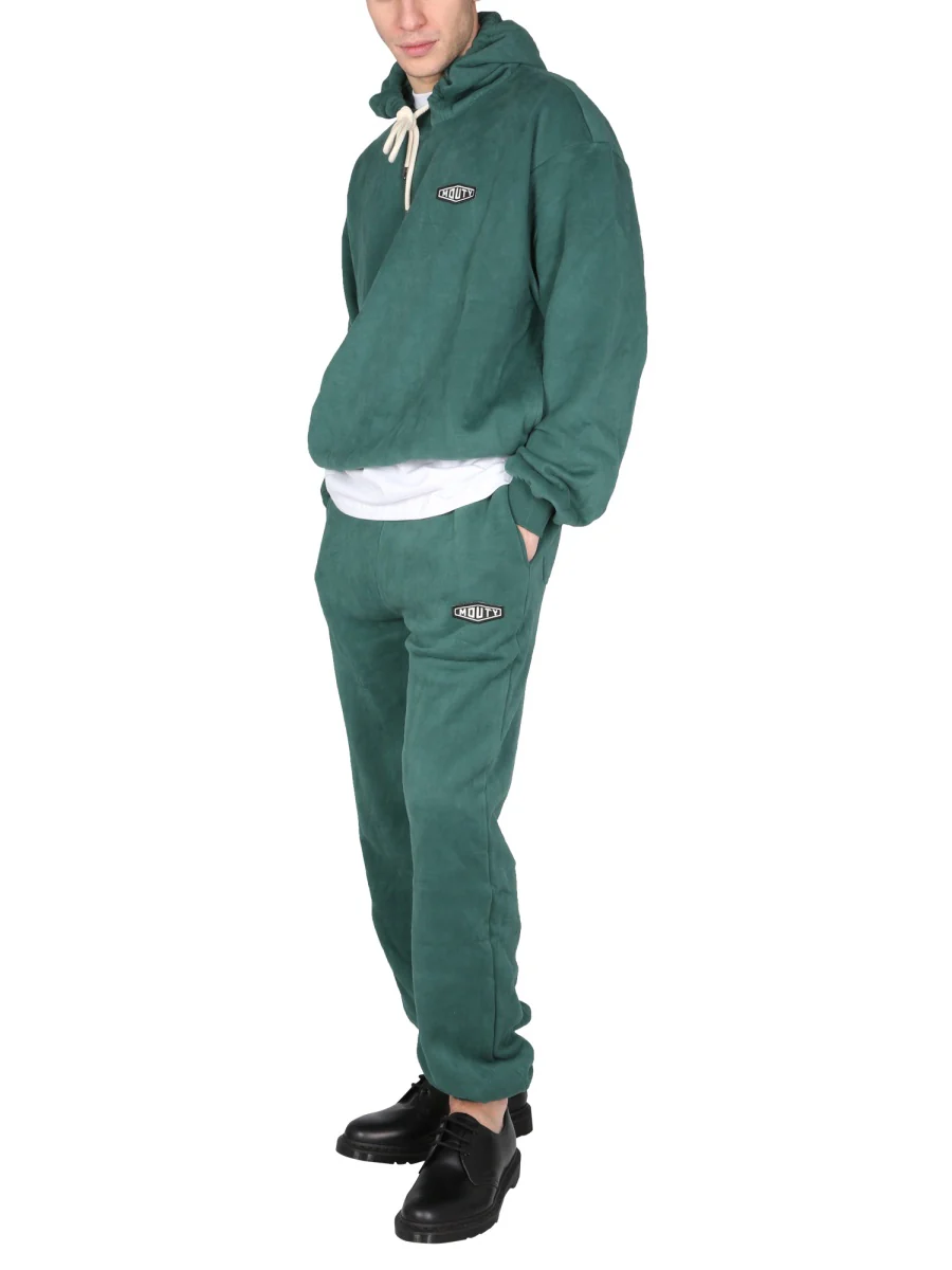 MOUTY Dallas Cotton Hooded Sweatshirt with Logo - Image 2