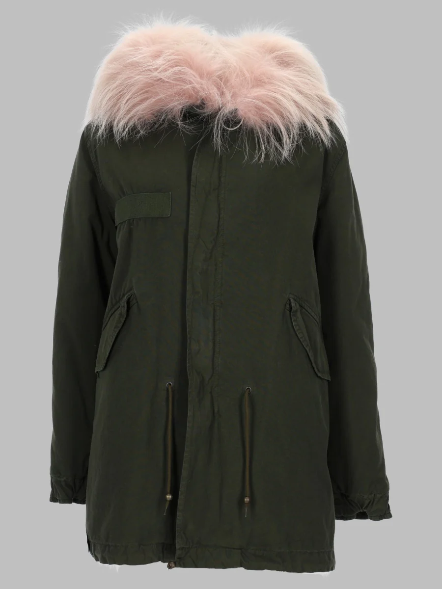 Mr & Mrs Italy Mini Fur Sports Jacket for Women