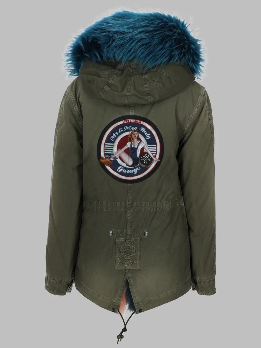 Mr & Mrs Italy Multicolour Mini Sports Jacket for Women - Image 2