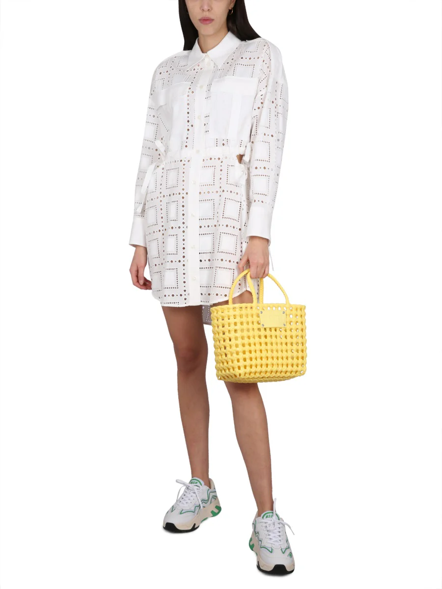 Msgm Button-Up Chemisier Dress - Image 2