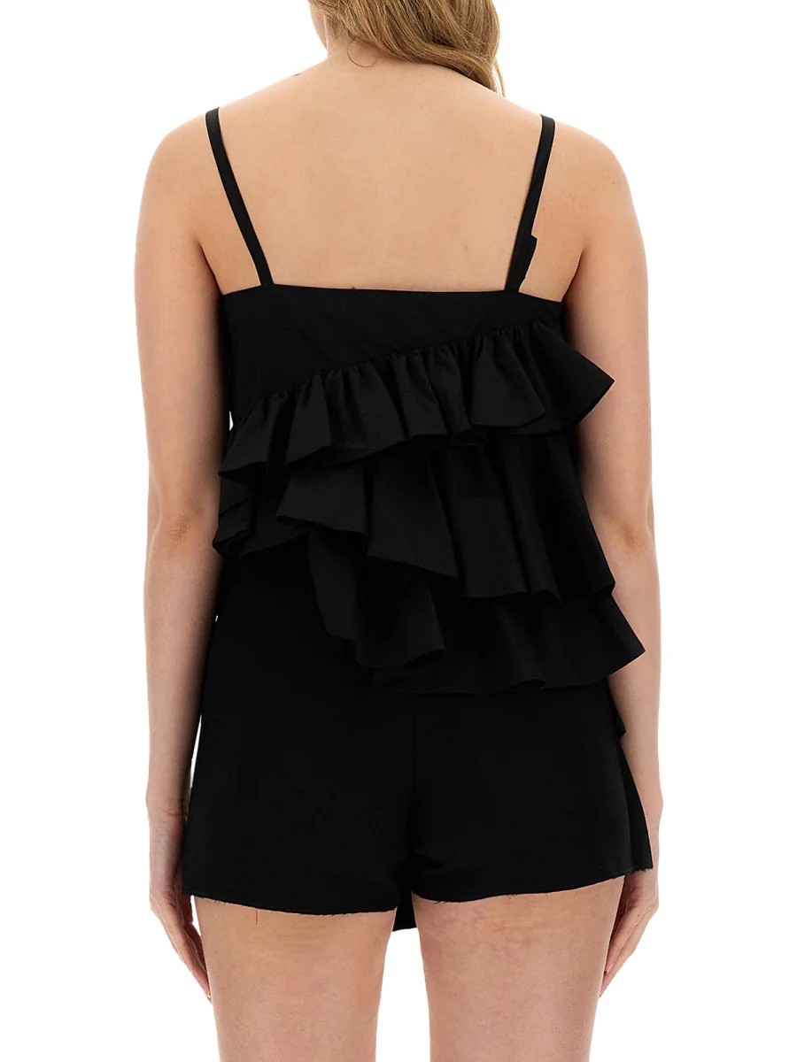 Msgm Chic Tops with Ruching - Image 3