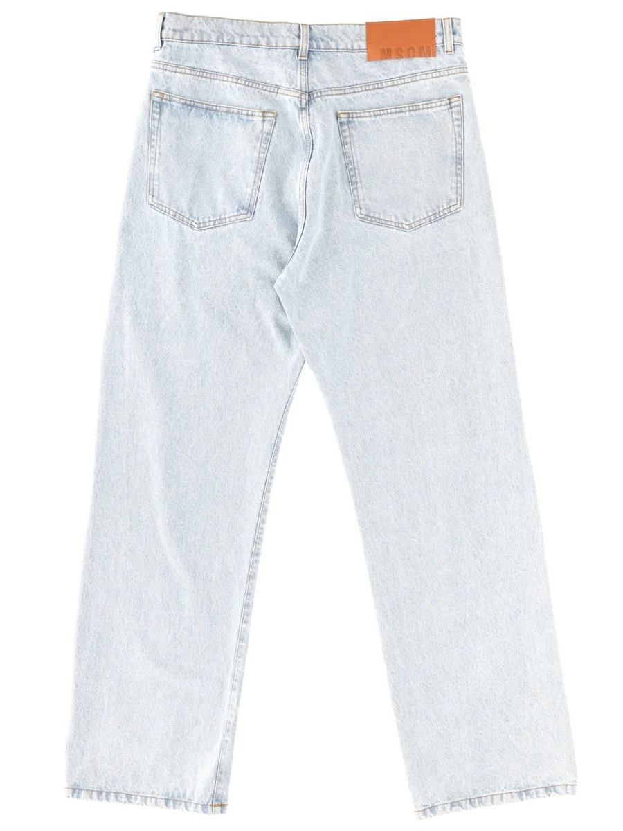 MSGM Cotton Straight Jeans