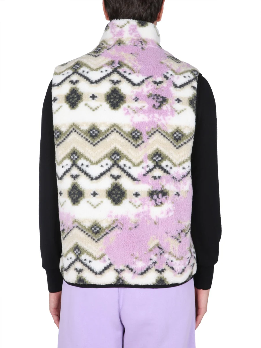 MSGM Fleece Sherpa Vest - Image 3
