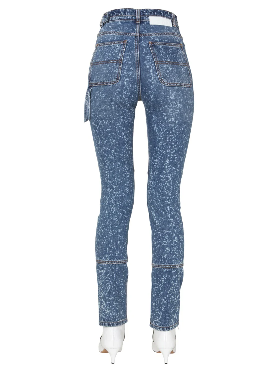 Msgm High Waist Skinny Fit Jeans for Women - Image 4