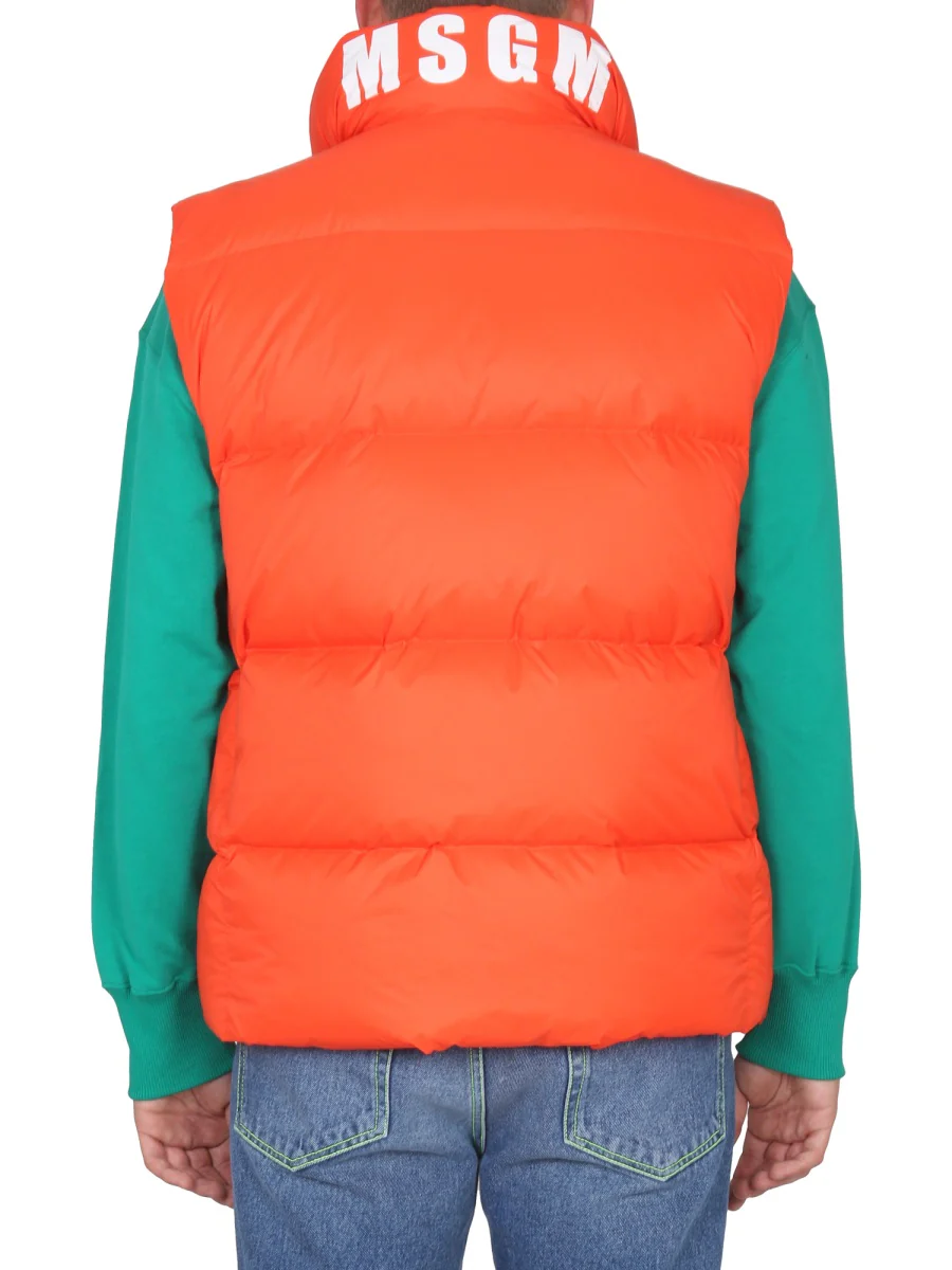 MSGM Logo Padded Vest - Image 3