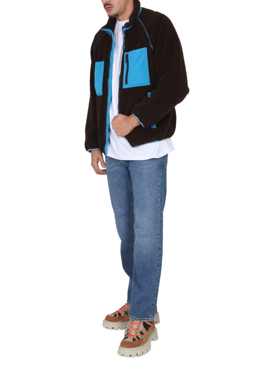 MSGM Logo-patch Fleece Jacket - Image 2