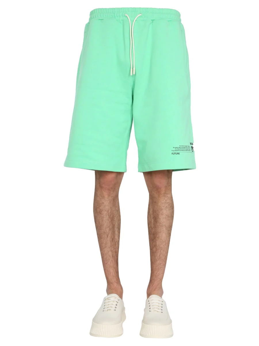 MSGM Logo-print Shorts