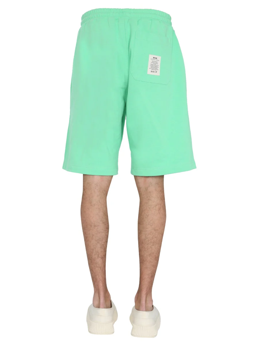 MSGM Logo-print Shorts - Image 4