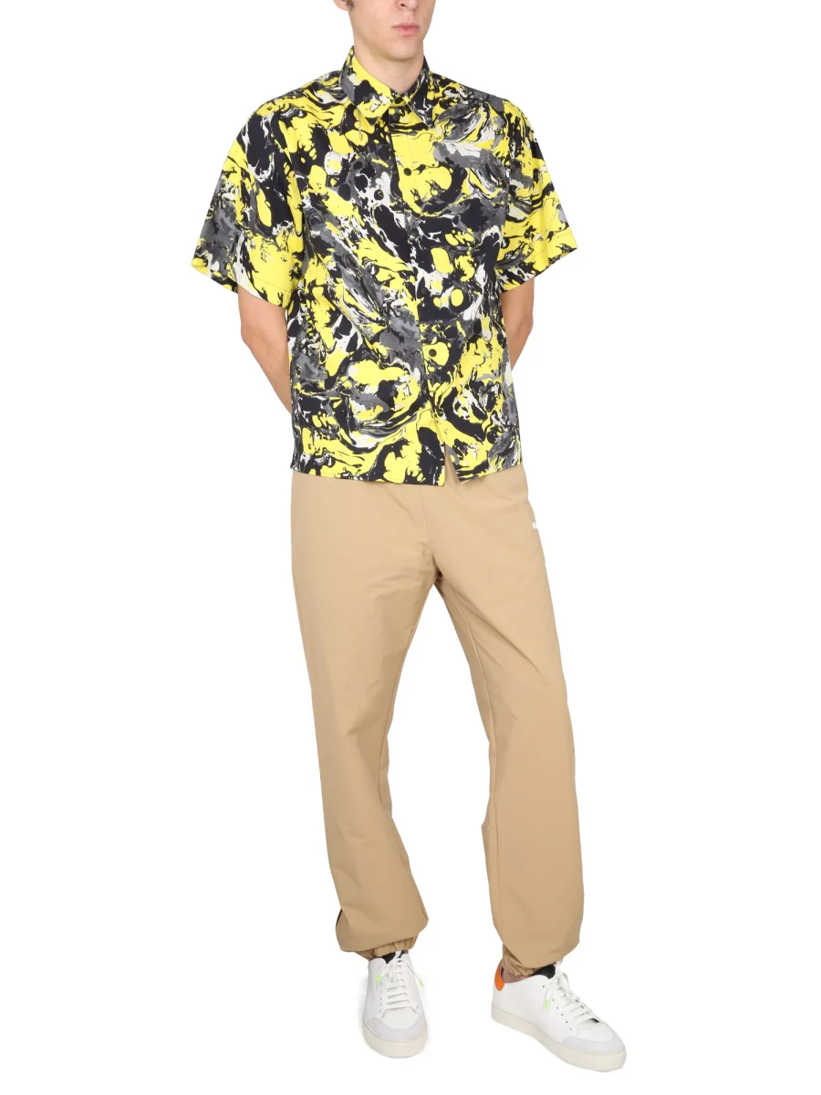 Msgm Men's Logo Design Trousers with Elastic Waistband - Image 2