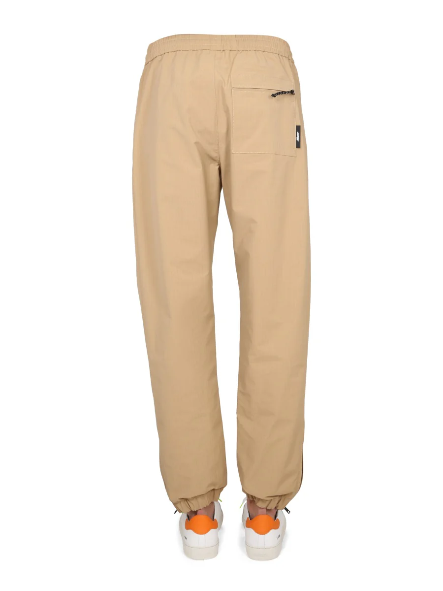 Msgm Men's Logo Design Trousers with Elastic Waistband - Image 4